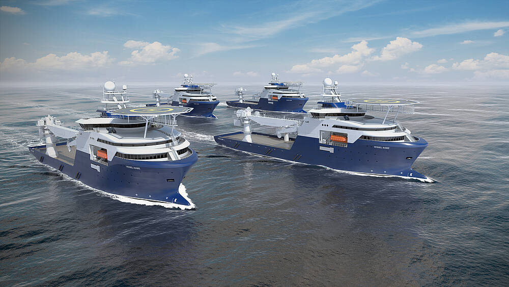 The Chinese Wuchang Shipbuilding Industry Group has chosen SCHOTTEL for a comprehensive propulsion concept for four new OCVs. 